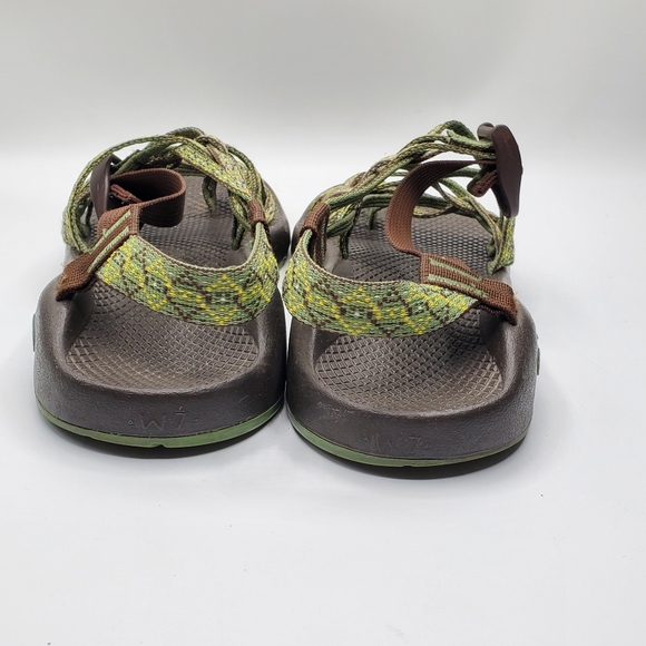Chaco zx3 classic strappy green camo sandals Size 7 - Picture 9 of 14